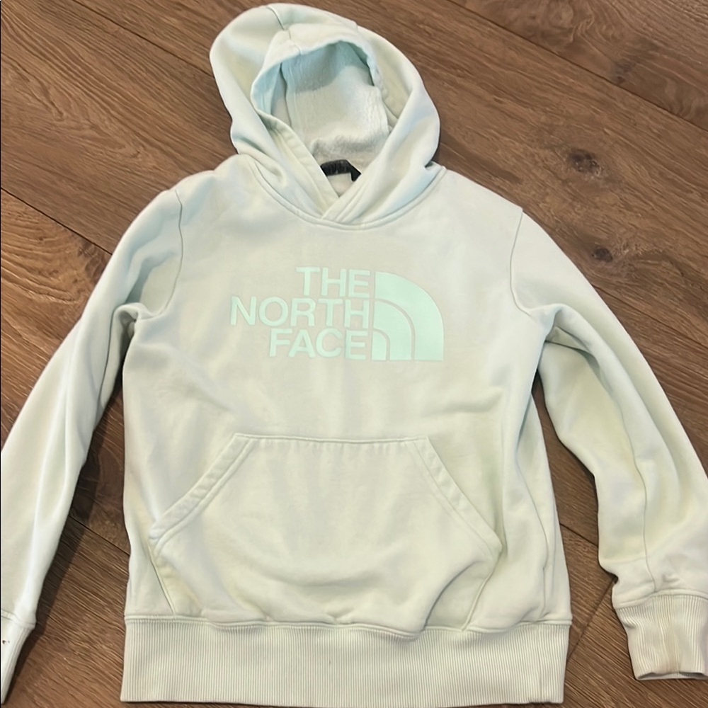 The north face hoodie size small 7-8 kids